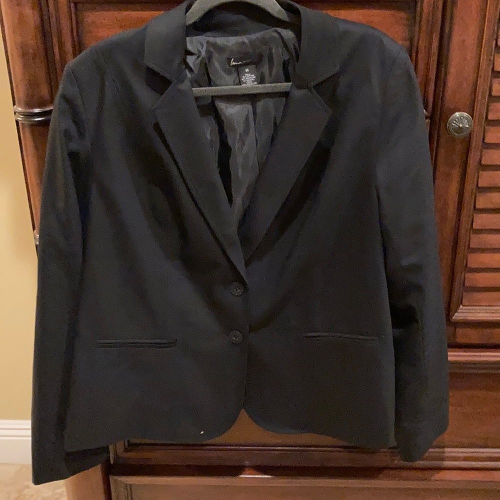 2/$30 Lane Bryant Dress Blazer in Black Size 20